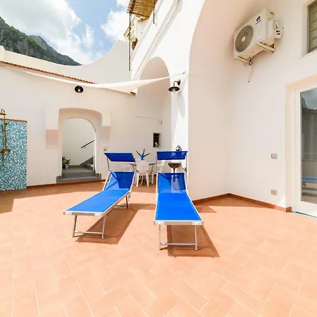 Holiday Home Positano With Sea View Terrace * Positano